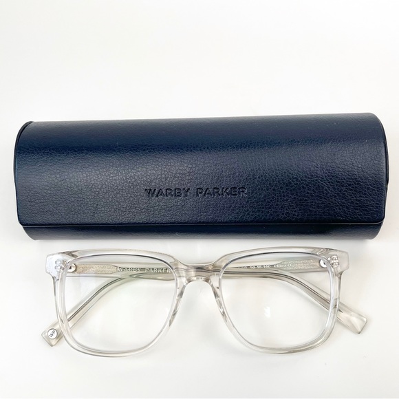 Warby Parker Prescription Crystal Chamberlain Acetate Eyeglasses 50-18-140 - Picture 1 of 7